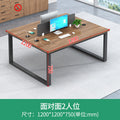 Employee desk set, 4-seat open modern office desk and chair combination, 2/6 person e-commerce workstation