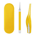 Vibrant yellow iron box eva 2 piece set