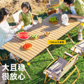 Outdoor foldable table egg roll table stalls convenient camping style table and chair suit picnic chair complete set of equipment supplies