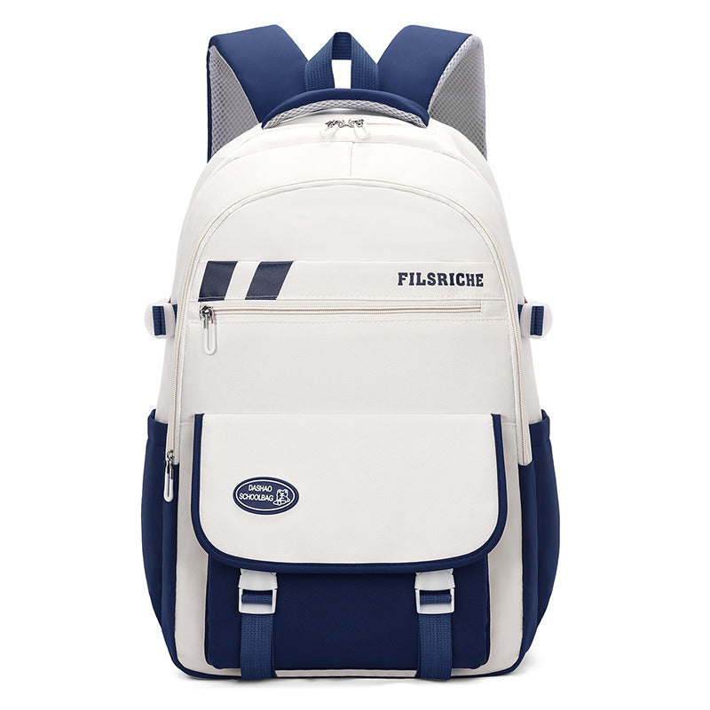 School bag for women's new models, high school students, high school students, large-capacity lightweight backpack, simple backpack for primary school students