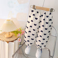 summer new children's mosquito-proof pants, lightweight korean style cartoon design, unisex lantern pants, korean style loose fit versatile trousers