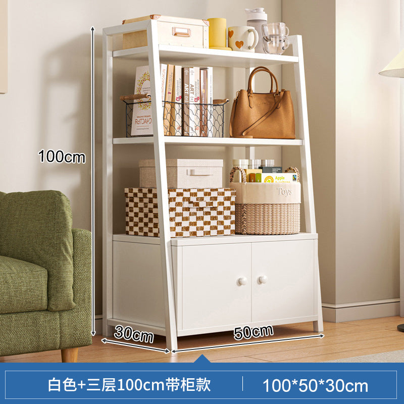 Shelf Shelf Floor-to-ceiling Bedroom Multi-layer Storage Living Room Storage Display Shelf Office Super Load-bearing Iron Shelf