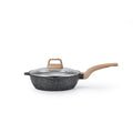 Medical stone non-stick pan personalized frying pan for home omelette steak non-stick cooking pot for home induction cooker neutral flat