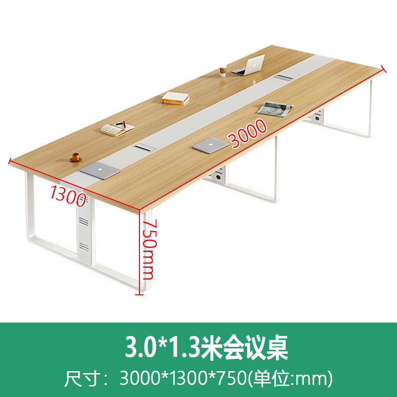 Saint li conference table long table casual modern large and small furniture staff training table negotiation reception bench table and chair set