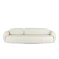 Cream style cat scratching leather sofa for home small apartment beauty salon clothing store reception negotiation rest area modern casual
