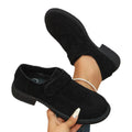 plus sizespring & fallnew arrival british style velcro small leather shoes women's retrothick sole loafers casualflats women