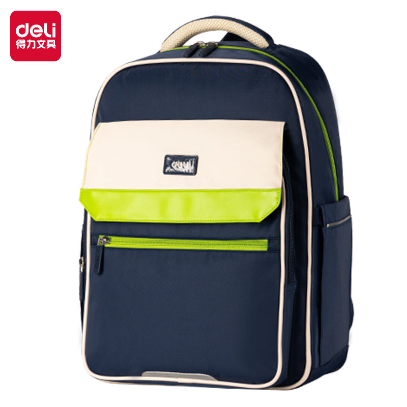 School bag Deli large-capacity multi-functional backpack waterproof high-value school bag lns niche school bag for primary school students