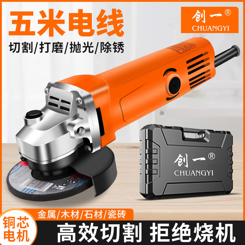Chuangjiao grinder industrial grade grinder metal cutting grinding polishing rust removal household hand grinding wheel cross-border wholesale