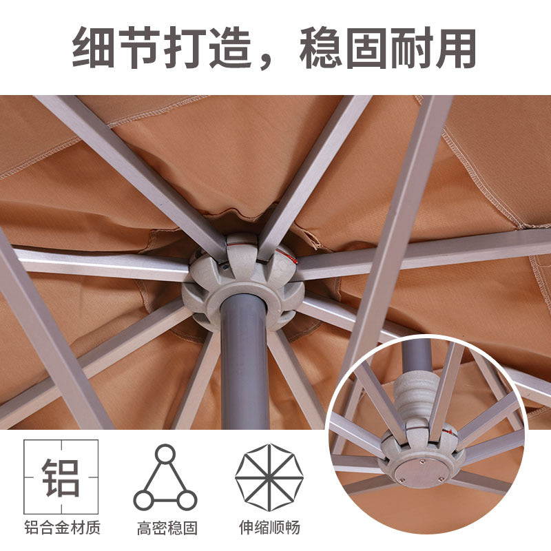 Export export model outdoor garden terrace hanging roman umbrella outdoor cafe parasol side column hanging umbrella