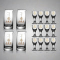 (4 pots and 12 cups with wuliangye logo) 100 penguin pot + wuliangye cup