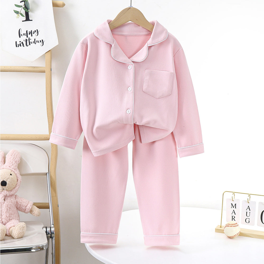 Derong heattechsuit double-sided couple pajamas women's thickened winter men's lapel home clothes pajamas suit