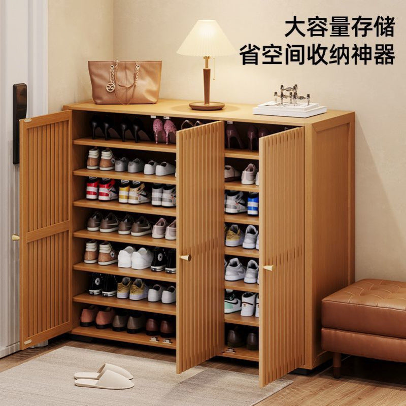 Shoe cabinet, shoe rack storage, indoor simple multi-layer rack, large capacity door household dust rental house artifact