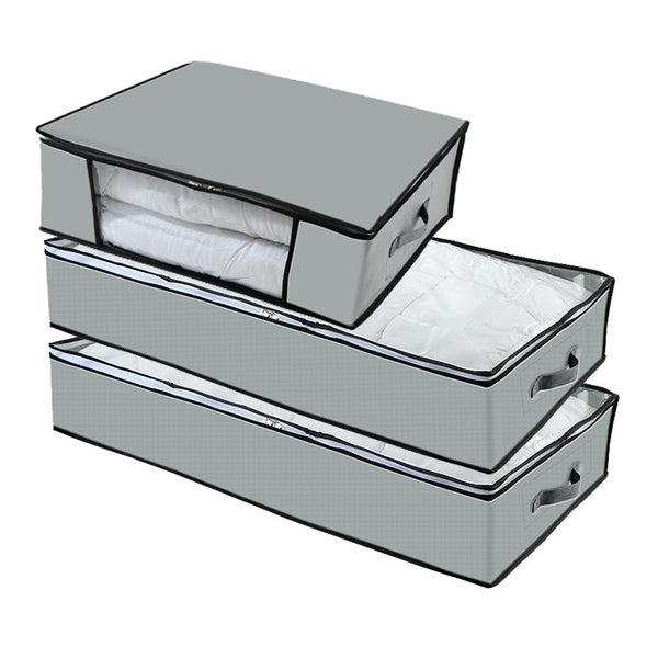Large non-woven fabric under the dormitory bed, extended and thickened quilt bag under the bed, flat clothes storage bag, dust bag under the bed