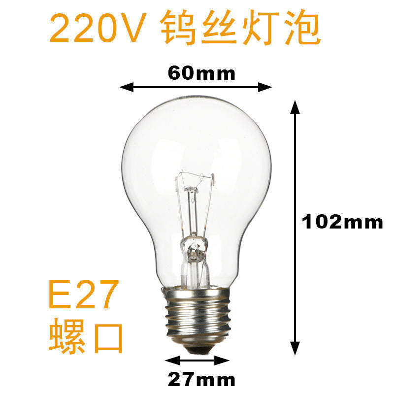 Incandescent tungsten filament eye protection learning full spectrum desk lamp old classic plug-in e27 replaceable bulb warm yellow light