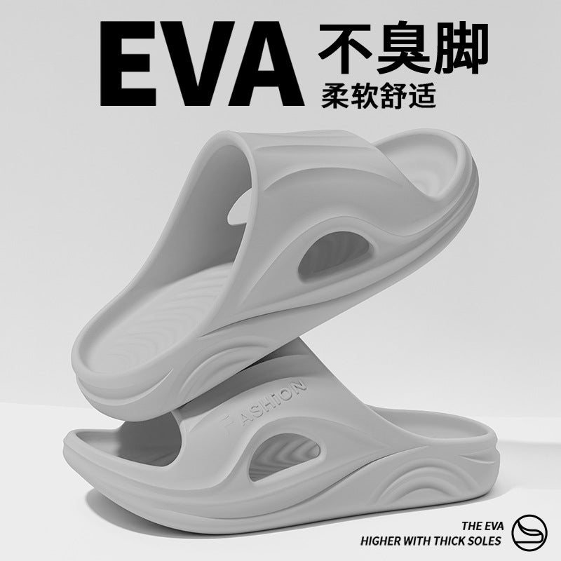Eva slippers men's indoor couple home soft sole household 2025 new bathroom bath anti-slip sandals outdoor wear