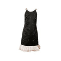 Girls' beaded tulle dress - new summer collection: korean style, ruffle trim, ready to ship
