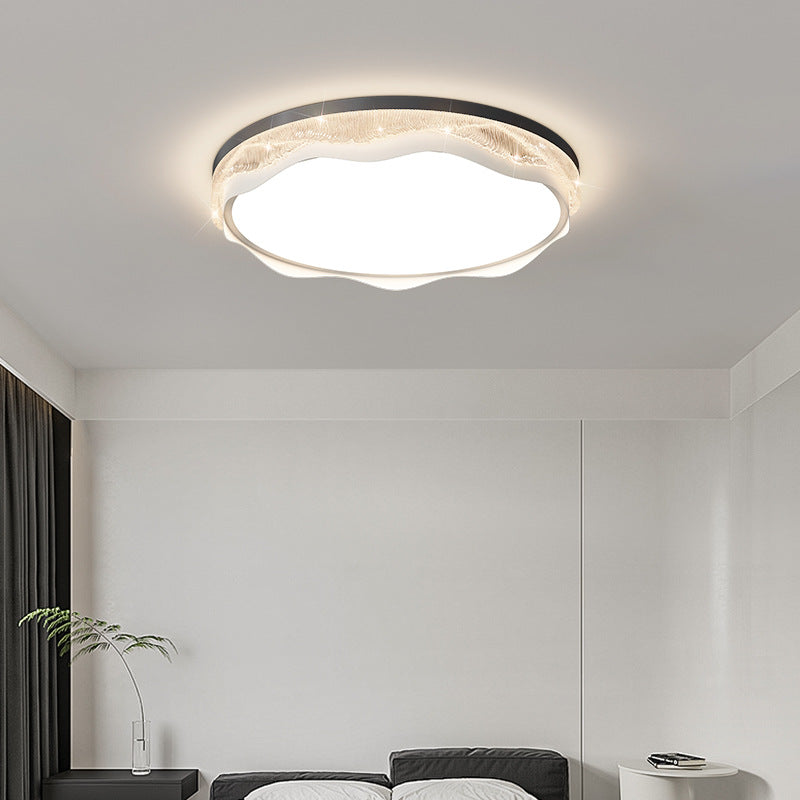 Light luxury Italian modern creative wave ceiling lamp lighting package advanced wave living room bedroom room lighting