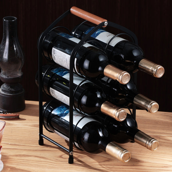 Processing custom wine rack ornament wine bottle rack wine cabinet decorative display bracket European-style household wine bottle rack