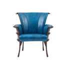 Medieval style tribal palm tea room owner chair sofa chair living room accessible luxuryclassy genuine leather retrocasual tea chair