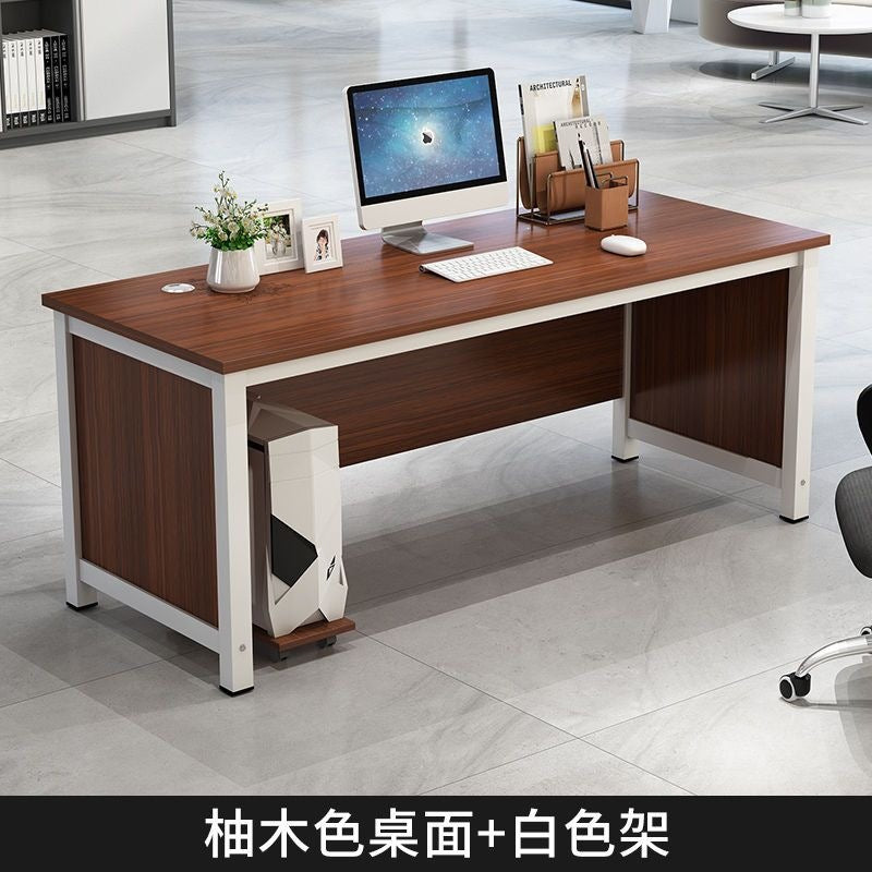 Minimalist modern office desk - affordable computer desk for home use - multifunctional employee desk - desktop boss desk - single person desk