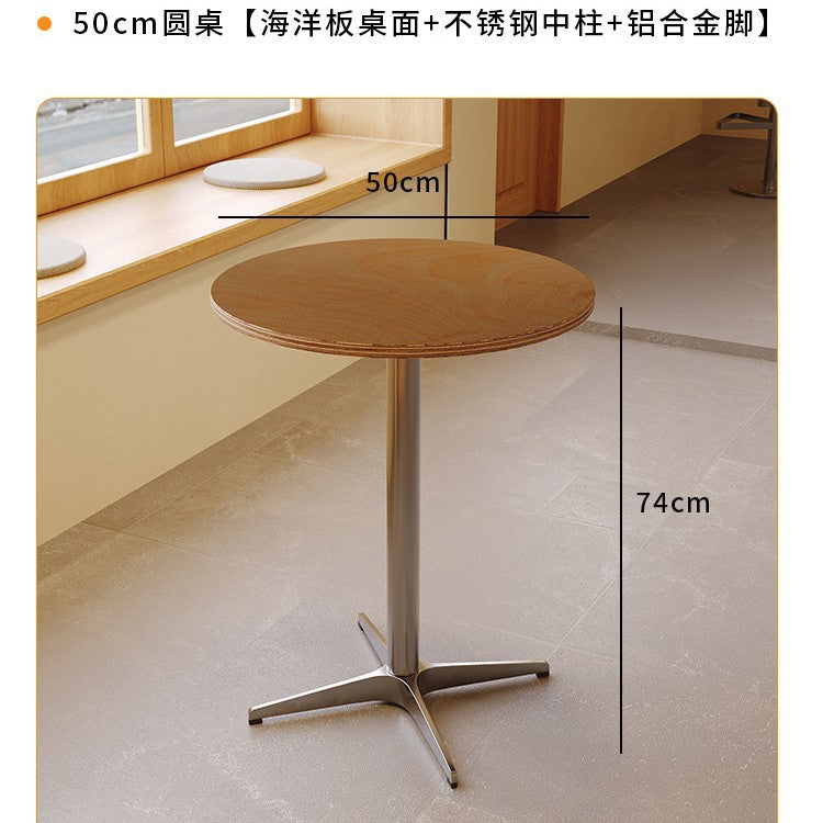 Customized factory direct sales wholesale industrial style coffee shop tables and chairs leisure afternoon tea restaurant Internet celebrity milk tea shop tables and chairs