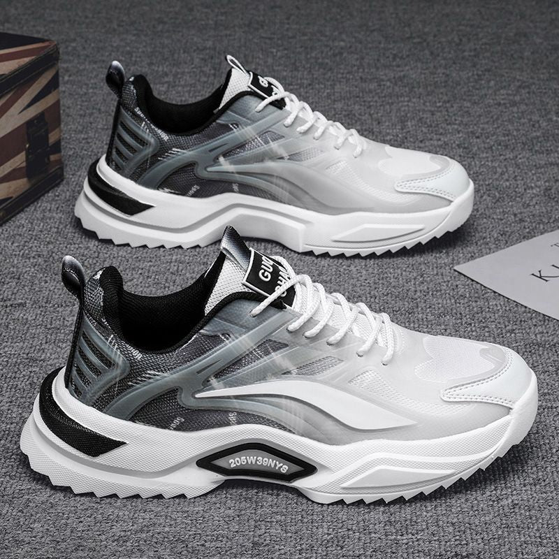 Spring men's shoes 2025 new student sports casual youth mesh dad shoes versatile trendy breathable shoes for men