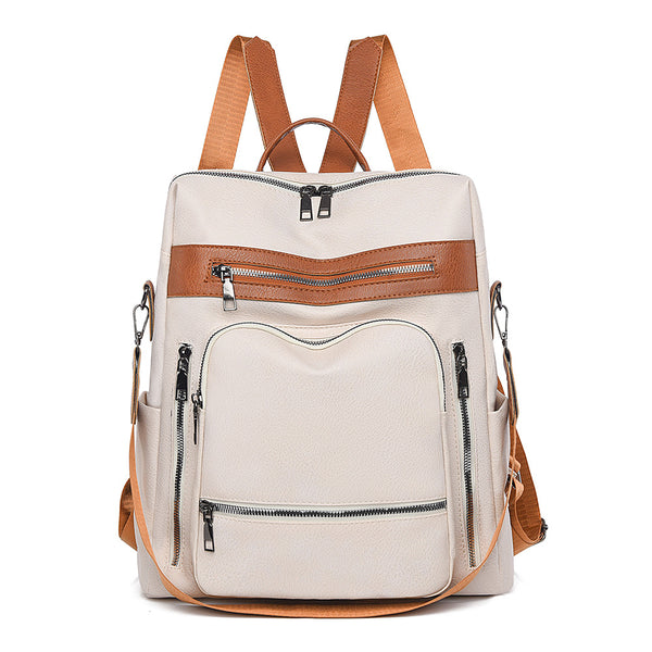 背包双肩女轻便跨境复古双肩背包 大容量双肩背包 backpack