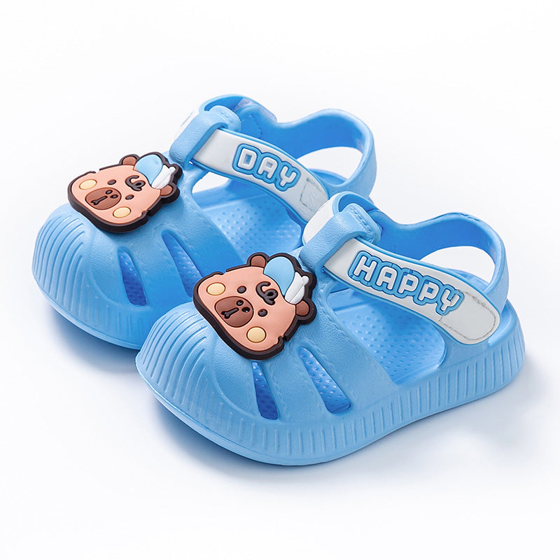 Eva kids' sandals - new summer korean style, soft sole, non-slip, waterproof first walker sandals for boys and girls (ages 2-3)
