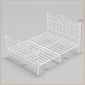 Wrought iron bed - thickened & reinforced, minimalist modern princess bed, trending online 1.8m, double bed, nordic single 1m, iron frame bed