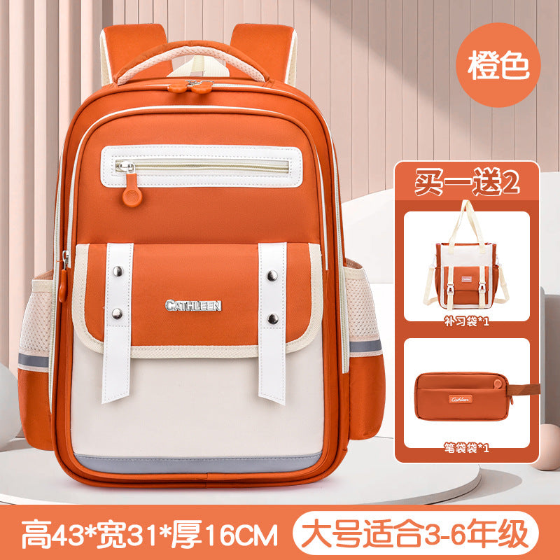 New cloud schoolbag 1-3-6 grade primary school students schoolbag boys and girls reduce the burden of children large capacity backpack
