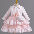 New three-piece skirt kids dress tutu princess skirt girl piano performance dress baby dress