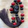 Car pendant car pixiu gear hanging transfer beads imitation obsidian car pendant rearview mirror decoration supplies