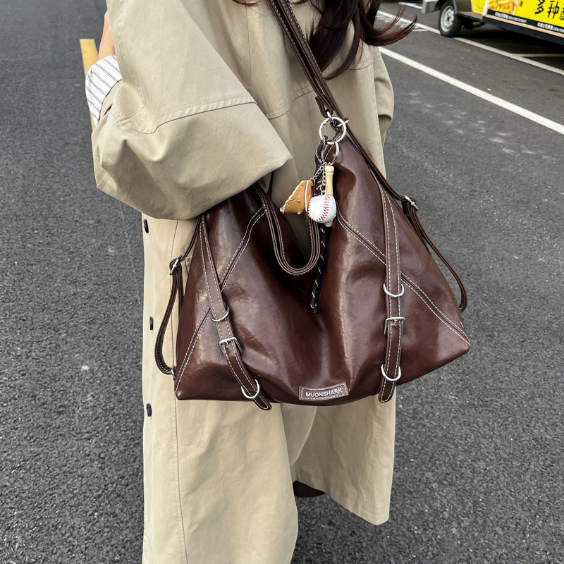 large-capacity easiest for match 2025autumnew arrival women's bag work clothing crossbody high-end shoulder bag armpit tote bag