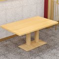 120*60 multi-layer board solid wood color-wood grain table frame