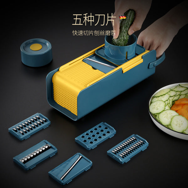 [Double 12] Kitchen vegetable cutter, wiper, wave knife, cutter, household vegetable cutter, sharpener, planer