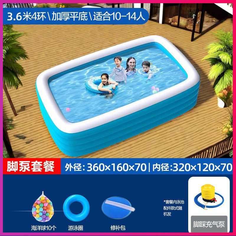 Inflatable swimming pool baby kids indoor swimming pool for home large foldable swimming pool outdoor water pool