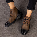 New arrival cowhide bootswinter men's bootsmencasual leather shoes non-slip men's shoes youth trendy shoes