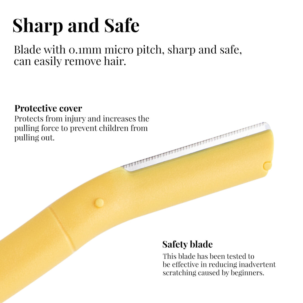 Customized cross-border eyebrow trimmer stainless steel macro blade women's razor oem eyebrow trimmer oem