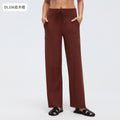 New breathable loose fit wide leg pants with large pockets - women's activewear yoga pants - casual long pants dl336