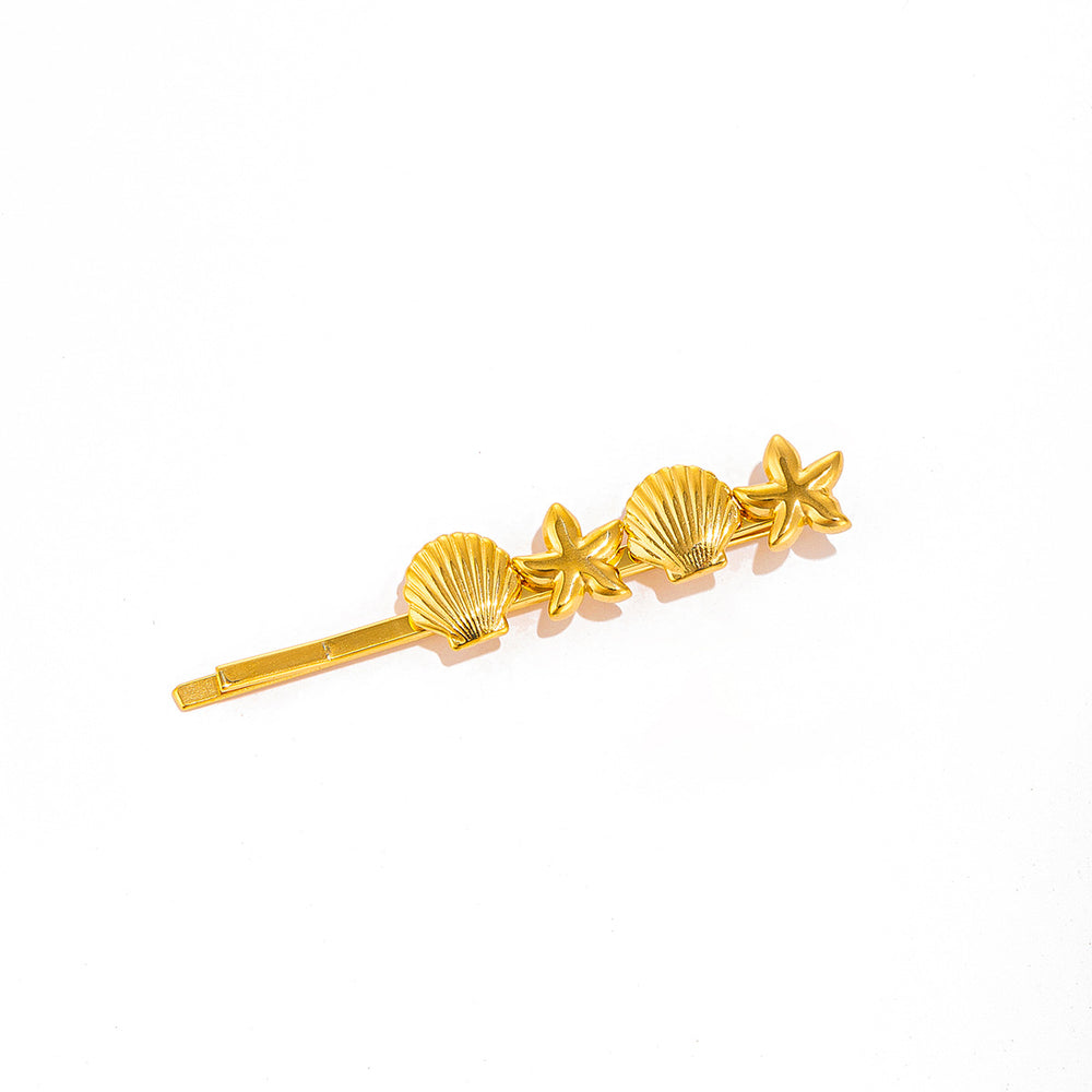 Diy hair accessories wholesale fashion cross-border jewelry niche stylestarpersonalized star flower bridal headwear women's hairpin one-word clip