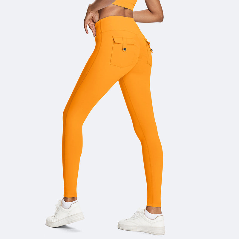 eco-friendly nylon high-stretch yoga set - versatile outdoor sports & fitness apparel with beautiful back design yoga bra