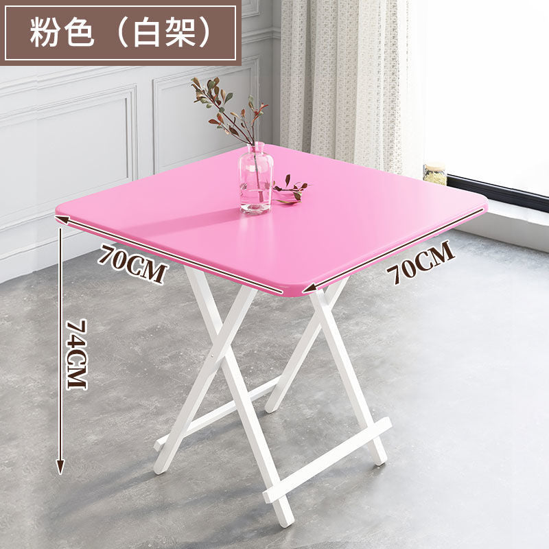 Folding tablefor homedining tablesimple small square table4-person tablesmall apartment portable outdoor stall balcony table