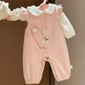 Baby clothes autumn outfit newborn romper girl super cute stylish overalls set spring new set