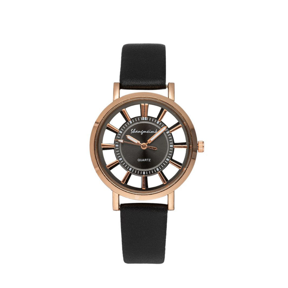 New arrivalexportcreativecut out8312 gear belt watch men's fashion quartz women's watch casual men's watch watch