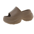2025 new women's extra thick slippers - non-slip, height increasing, outdoor wearable platform slippers - new beach style closed-toe summer wholesale