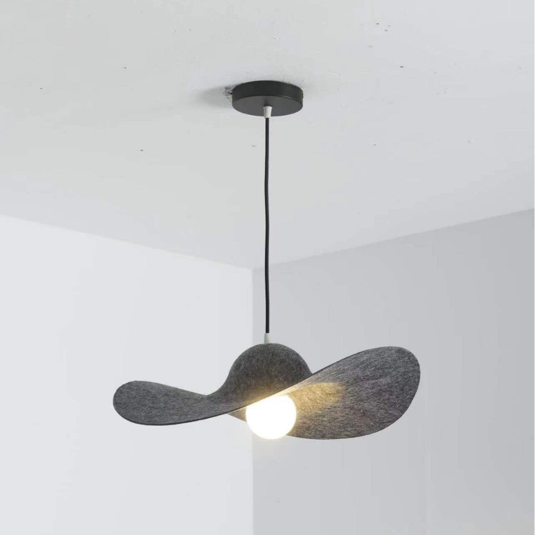 Felt chandelier, restaurant light, bar counter store, modern simple sound-absorbing cafe, home improvement lighting, Zhongshan ancient town lamps