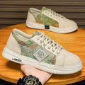 Men's shoes 2025 new spring breathable anti-odor skate shoes men's canvas shoes lightweight comfortable soft sole low-top casual shoes