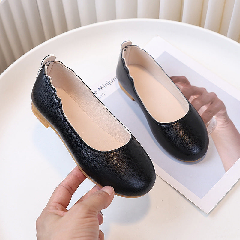 Wholesale girls' shoes:  spring/autumn new arrivals - toddler & little kid leather shoes, baby princess shoes, and school-style flats
