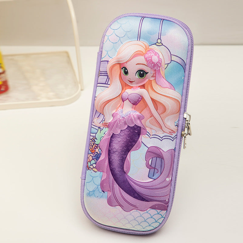 Wholesale 3deva stationery box cute cartoon pencil box student stationery large capacity pencil bag unicorn