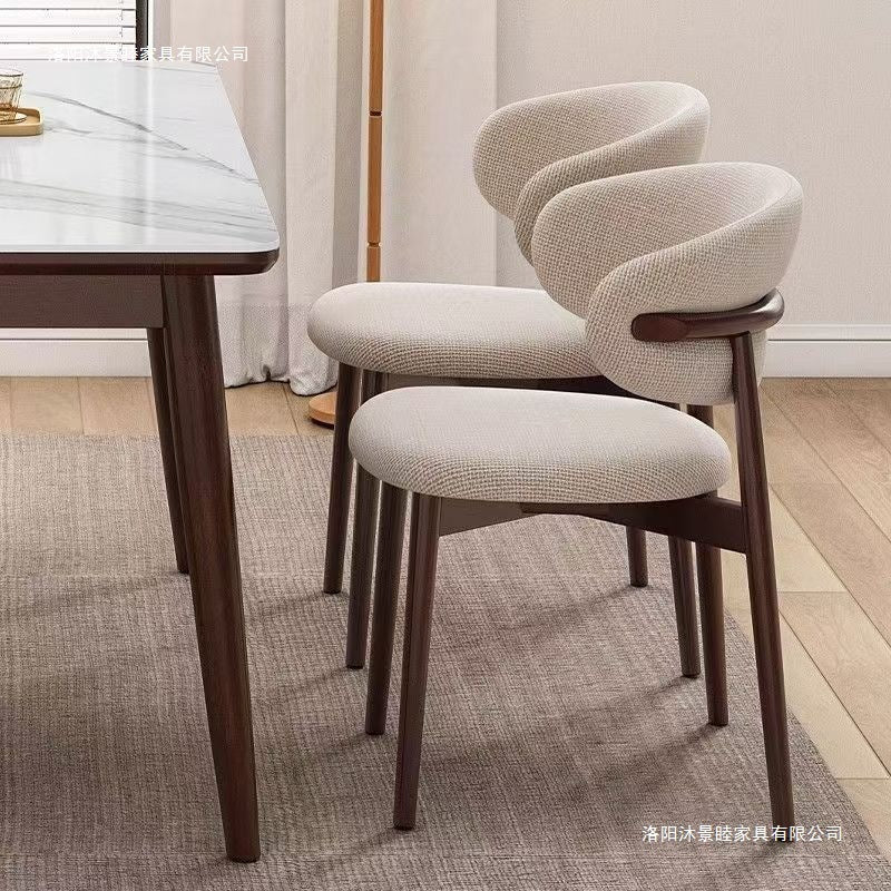 Modern dining chair for home, light luxury backrest chair, restaurant leisure chair, minimalist nordic hotel dining table chair, stool, iron art